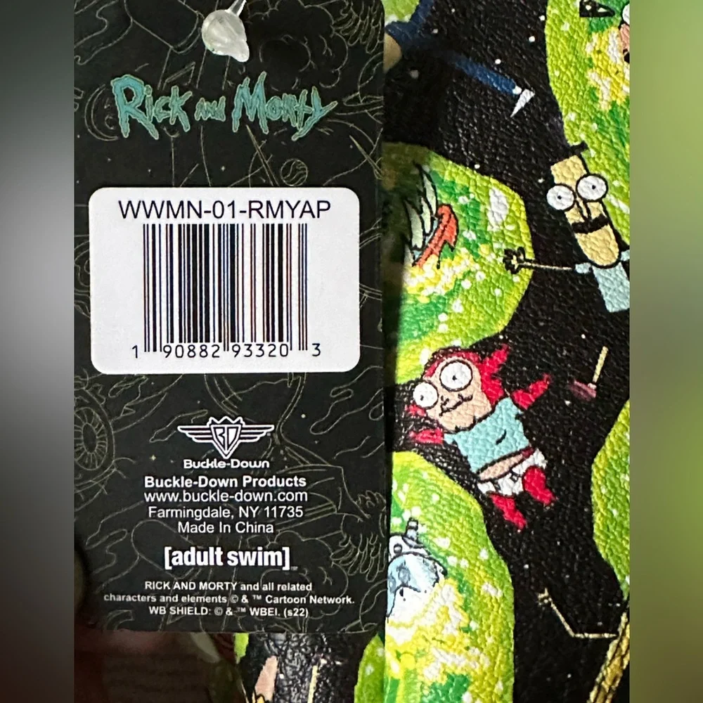 Rick and Morty (Adult Swim) by Buckle-Down Crossbody/Shoulder Bag  NWT - Picture 2 of 13